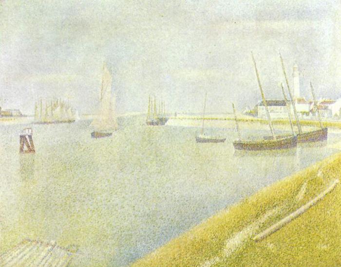 Georges Seurat Der Kanal von Gravelines Norge oil painting art